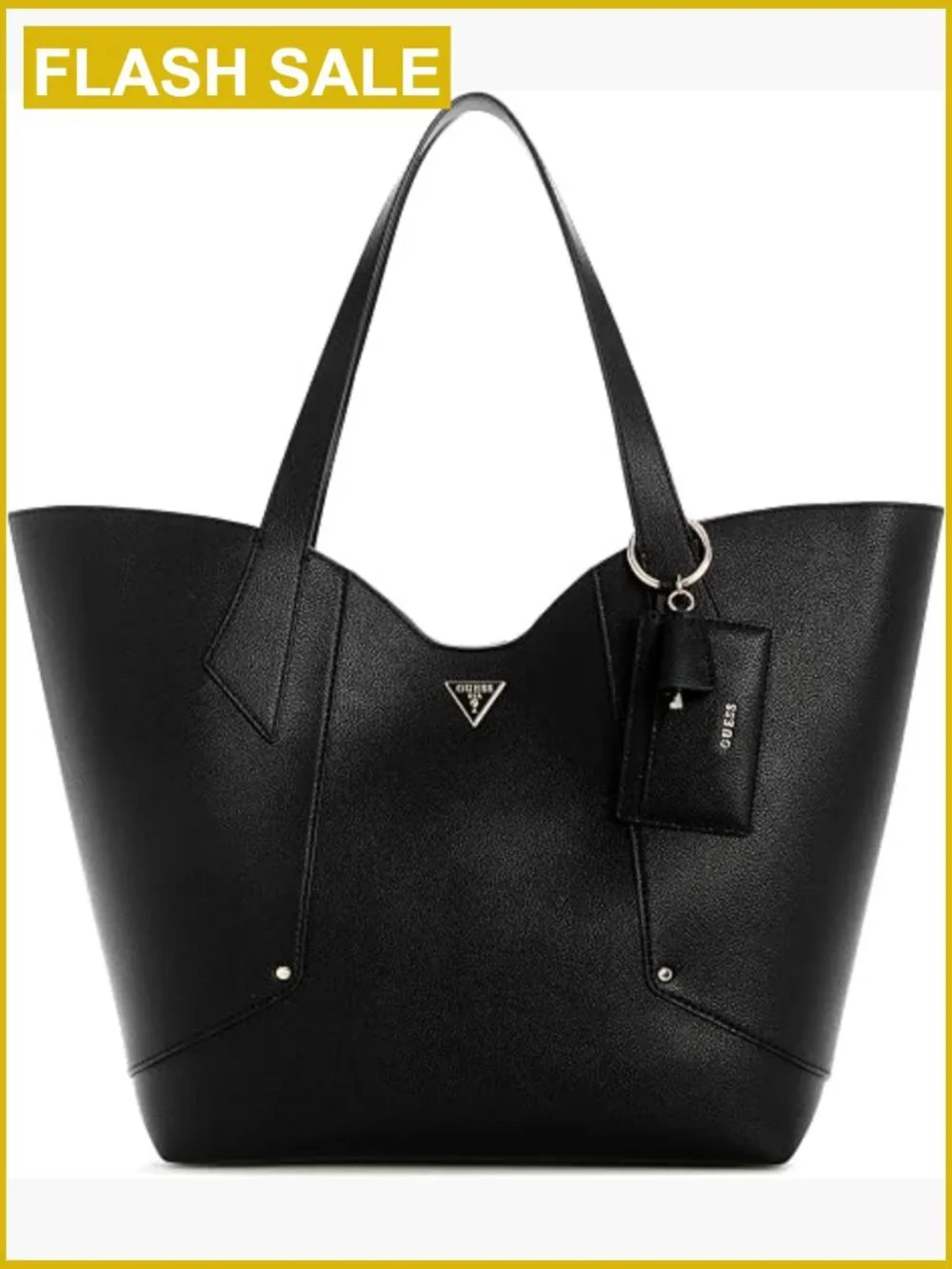 Large 2-in-1 Tote with Removable Pouch and Card Case Charm